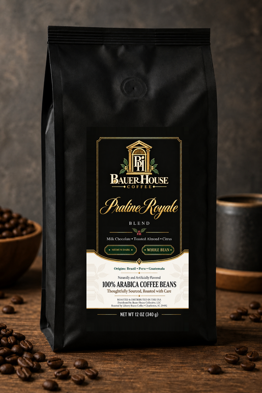 Praline Royale private-label coffee bag