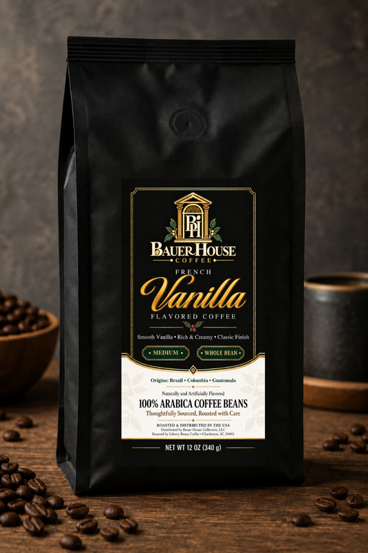 French Vanilla private-label coffee bag